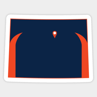 Denver Football (Alternate) Sticker